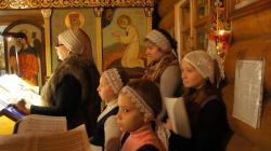Детский хор в храме князя Владимира