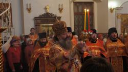 Пасхальная служба с митрополитом Кириллом
