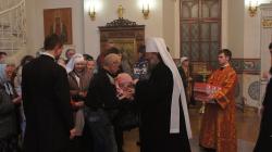 Пасхальная служба с митрополитом Кириллом