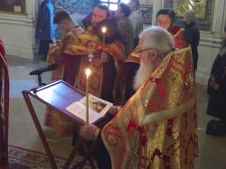 Всенощное бдение в канун дня памяти святителя Николая, архиепископа Мир Ликийских