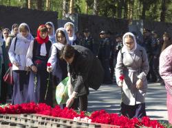 Заупокойная лития на Широкореченском военно–мемориальном комплексе