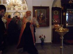 В пятницу светлой седмицы Архиепископ Екатеринбургский и Верхотурский Викентий посетил храм Преображения Господня