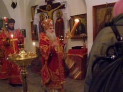 В пятницу светлой седмицы Архиепископ Екатеринбургский и Верхотурский Викентий посетил храм Преображения Господня