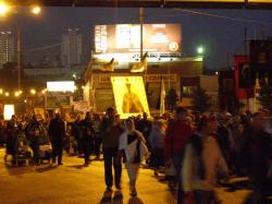 Крестный ход на Ганину Яму в ночь с 16 на 17 июля 2011 года