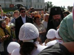 Торжественная встреча архиепископа Екатеринбургского и Верхотурского Кирилла 9 августа 2011 года