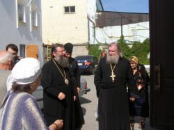 Архиепископ Екатеринбургский и Верхотурский Кирилл совершил ознакомительный визит в храм Преображения Господня