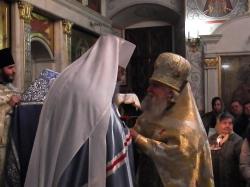 Архиерейская литургия в день 60-тилетия настоятеля храма отца Николая