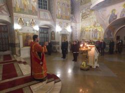 Ночная Божественная литургия на Новолетие
